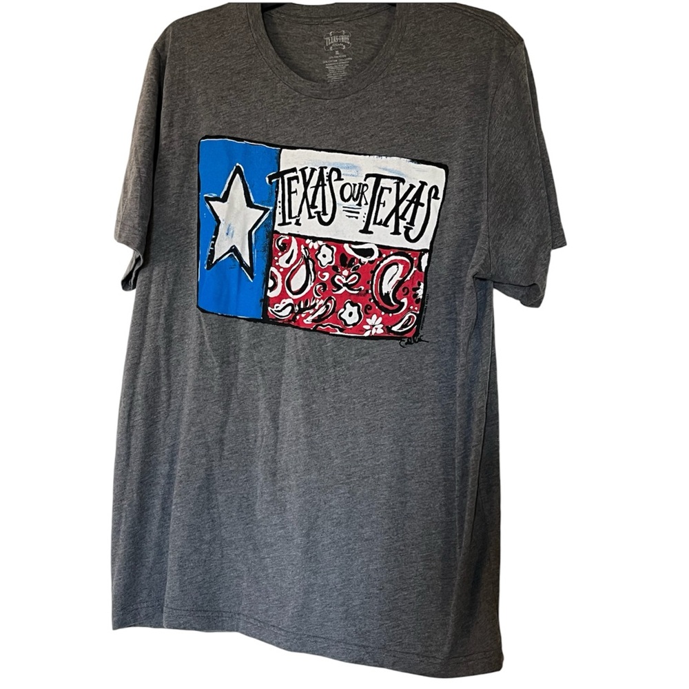 “Texas Our Texas” Flag Design Tee
